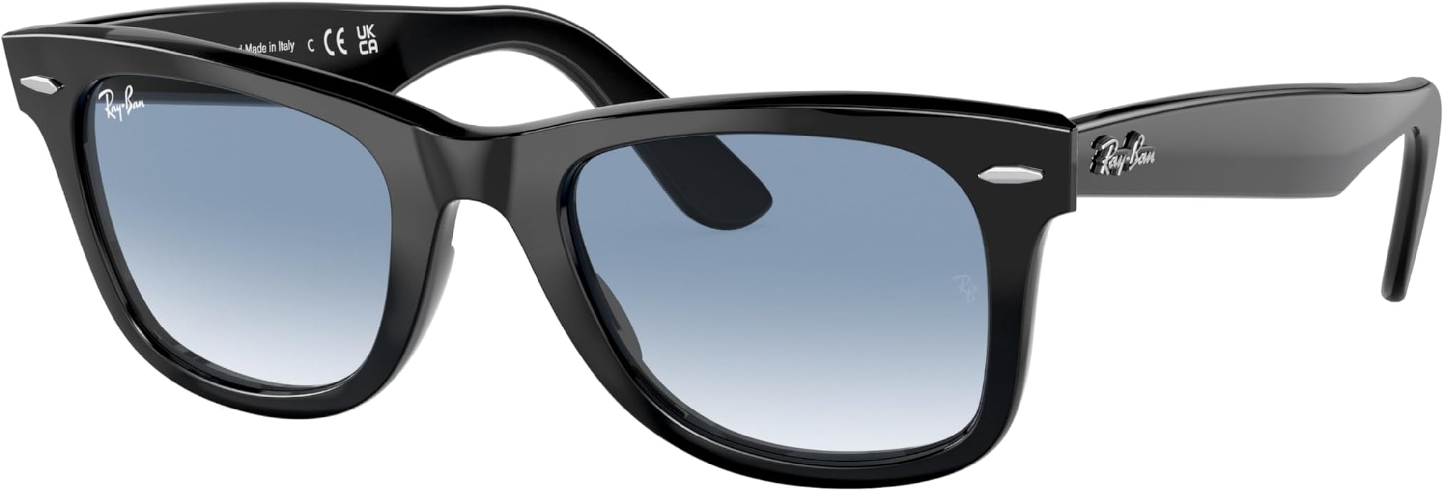 Amazon.com: Ray-Ban Sunglasses RB 2140 F 901/3F Wayfarer Black