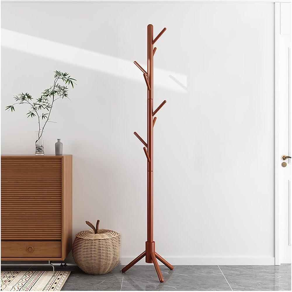 Amazon.co.jp: ポールハンガー ハンガーラック 木製 スリム おしゃれ