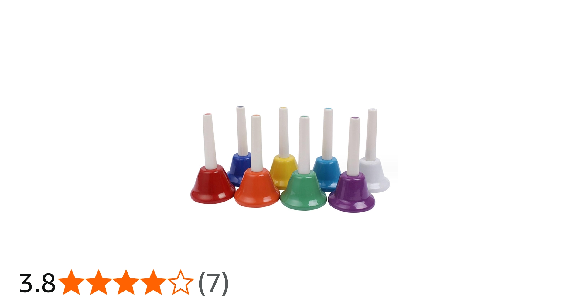 Amazon | ENN LLC カラフルハンドベル 8色セット ミュージックベル