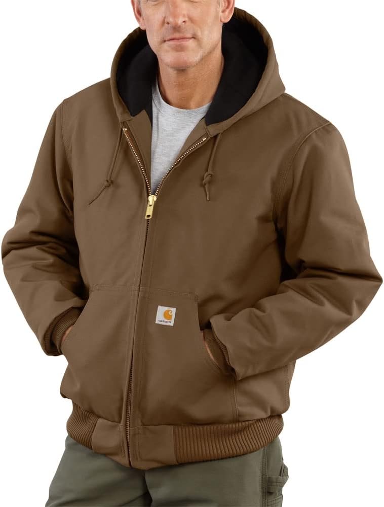 Amazon | Carhartt メンズ ビッグ & トール キルト フランネル裏地