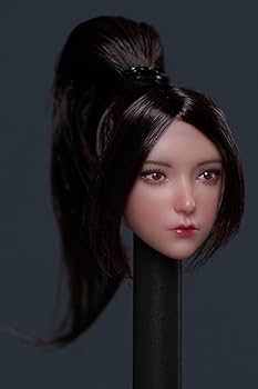 Amazon.co.jp: HiPlay 1/12 美少女 ヘッド 頭 iM020G 植毛タイプ