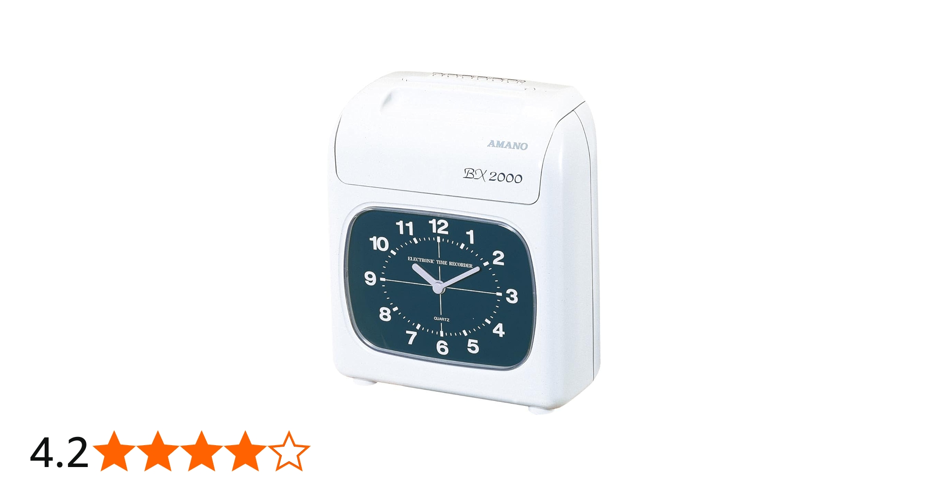 Amazon | アマノ タイムレコーダー ホワイト BX2000J | タイムカード