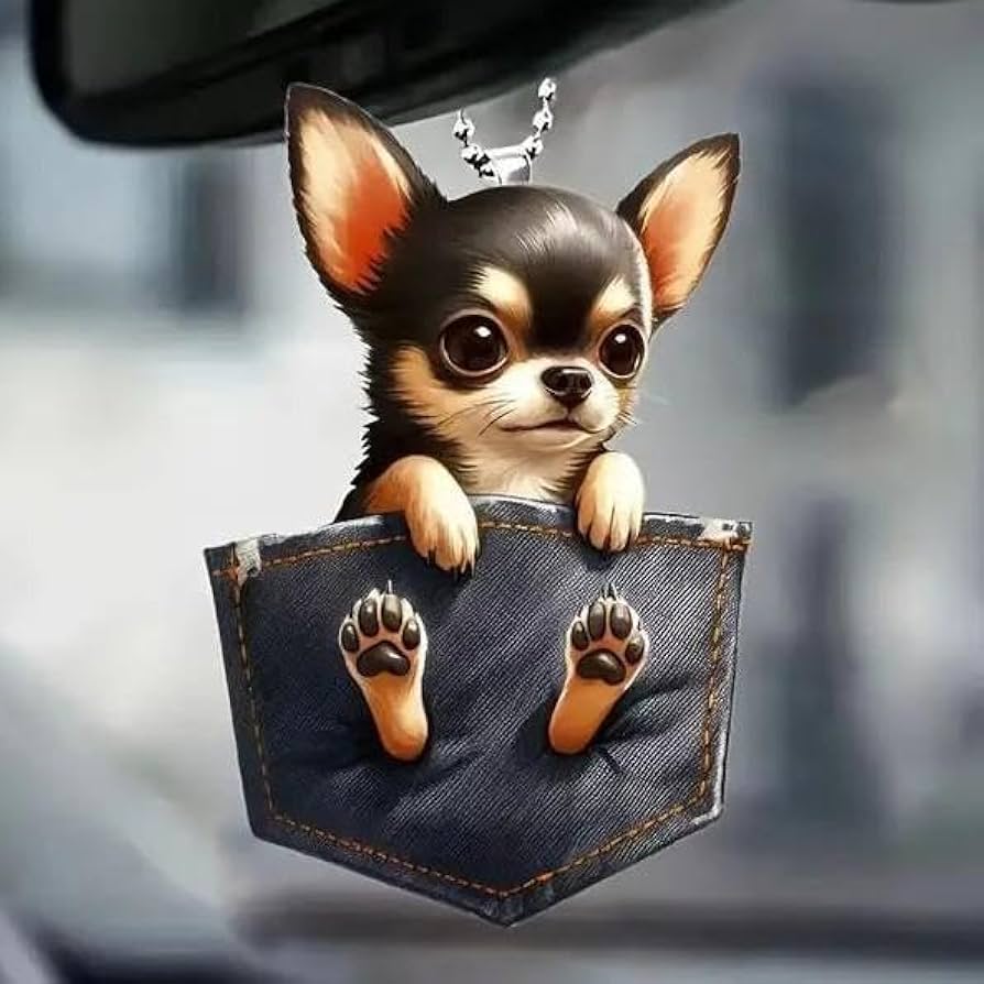 Amazon.co.jp: チワワ ブラックタン アクリルキーホルダー キー