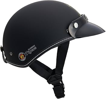 Amazon | マルシン(MARUSHIN) バイク用 ハーフヘルメット 阪神