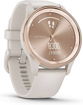 Amazon.com: Garmin vivomove Trend (Peach Gold/Ivory) Hybrid