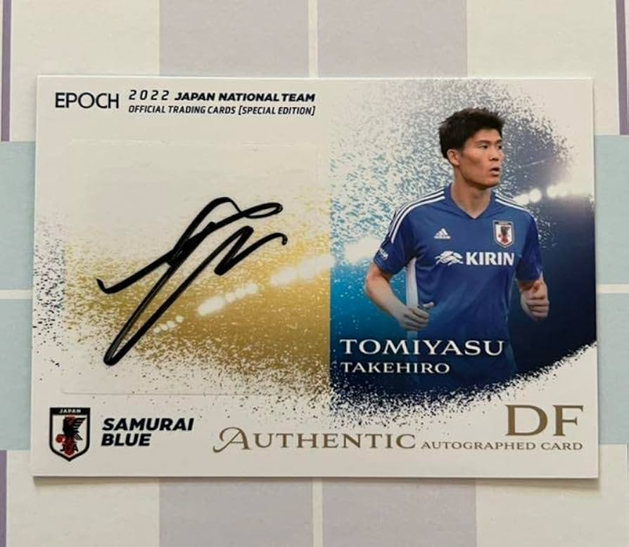 Amazon.co.jp: EPOCH 2022 サッカー日本代表 直筆サインカード 冨安健