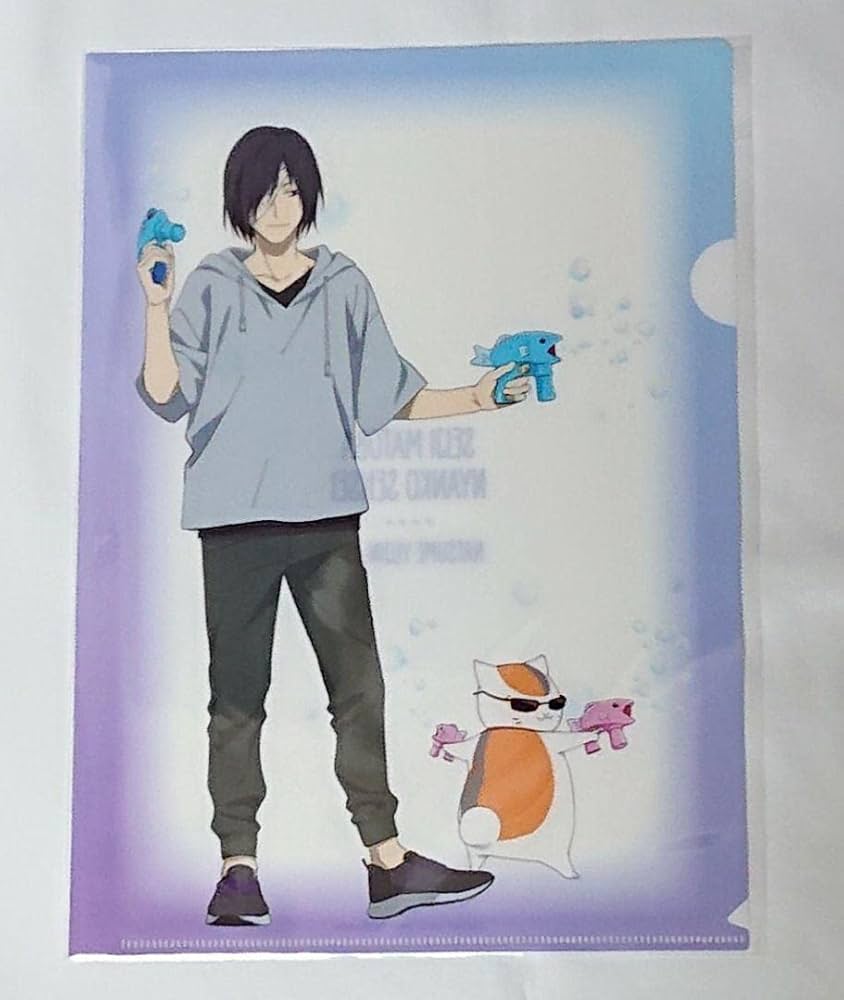 Amazon.co.jp: 夏目友人帳 描き下ろしイラスト 的場静司 ニャンコ先生