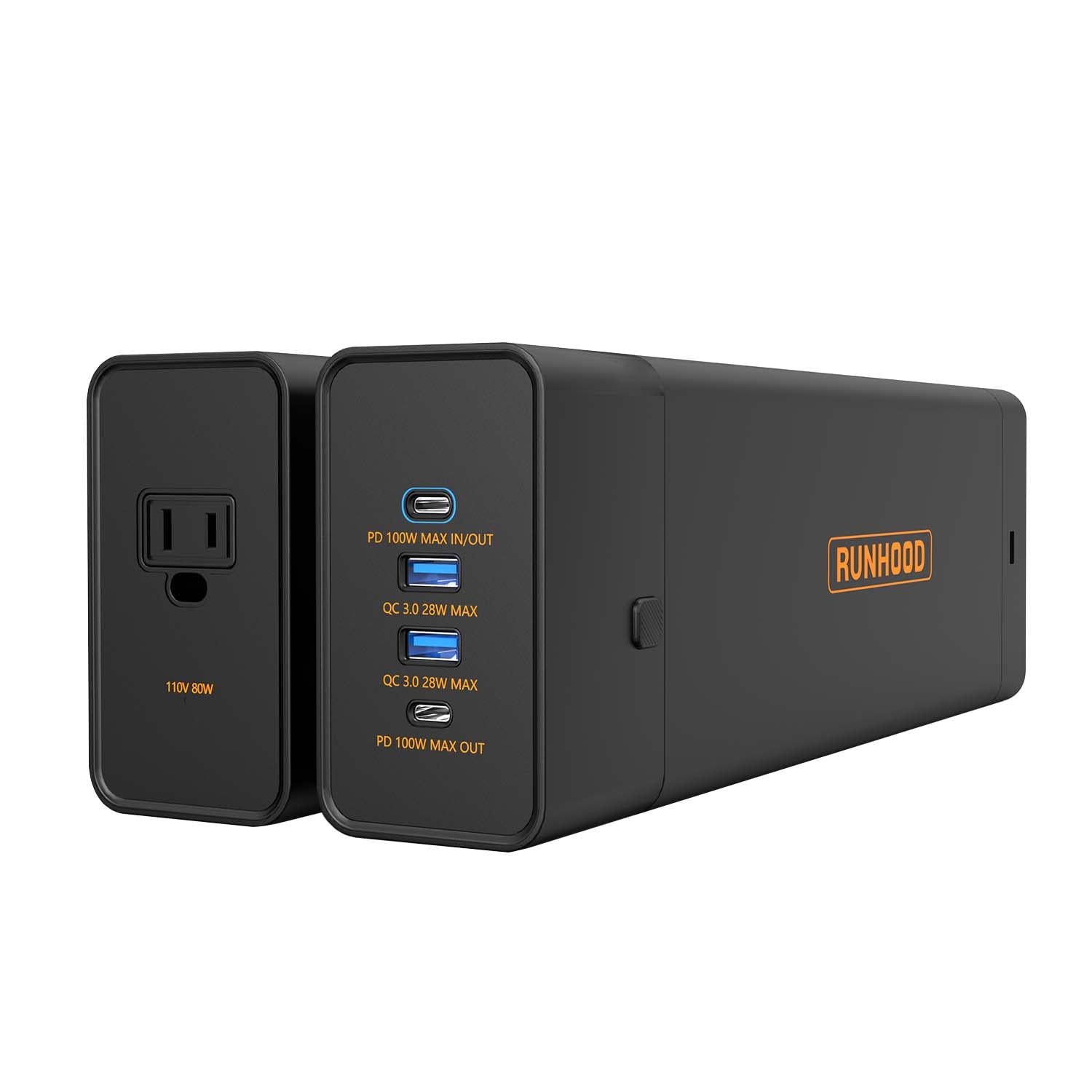 Amazon.co.jp: RUNHOOD バッテリー交換式 ポータブル電源 RALLYE NANO