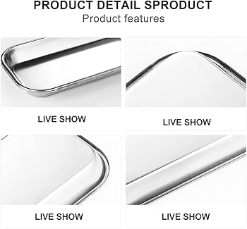 Amazon｜BESTOYARD ステンレストレイ トレー アクセサリートレイ 収納