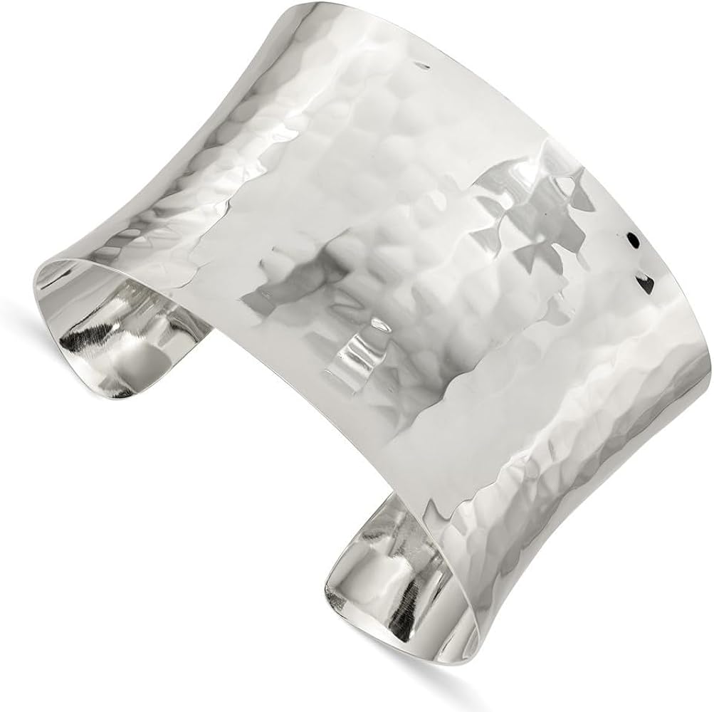 Amazon | Diamond2Deal 925スターリングシルバーバングルブレスレット