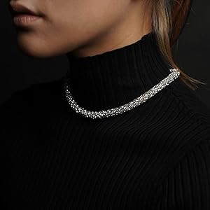 Amazon | [#LUV] ネックレス7mm ホワイト ハッシュタグラブ(46) ユニ