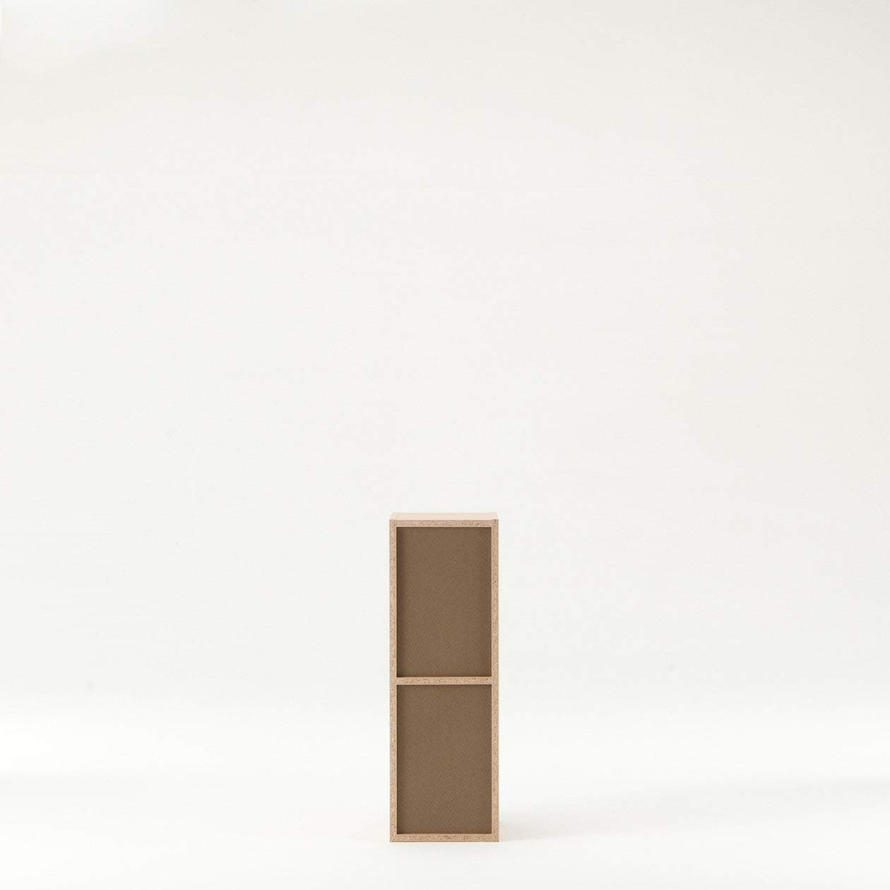 Amazon.co.jp: 無印良品 パルプボードボックス・スリム・2段/ベージュ