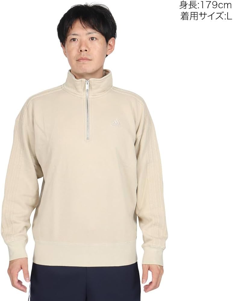 Amazon.co.jp: アディダス（adidas） WASH スウェット ハーフジップ