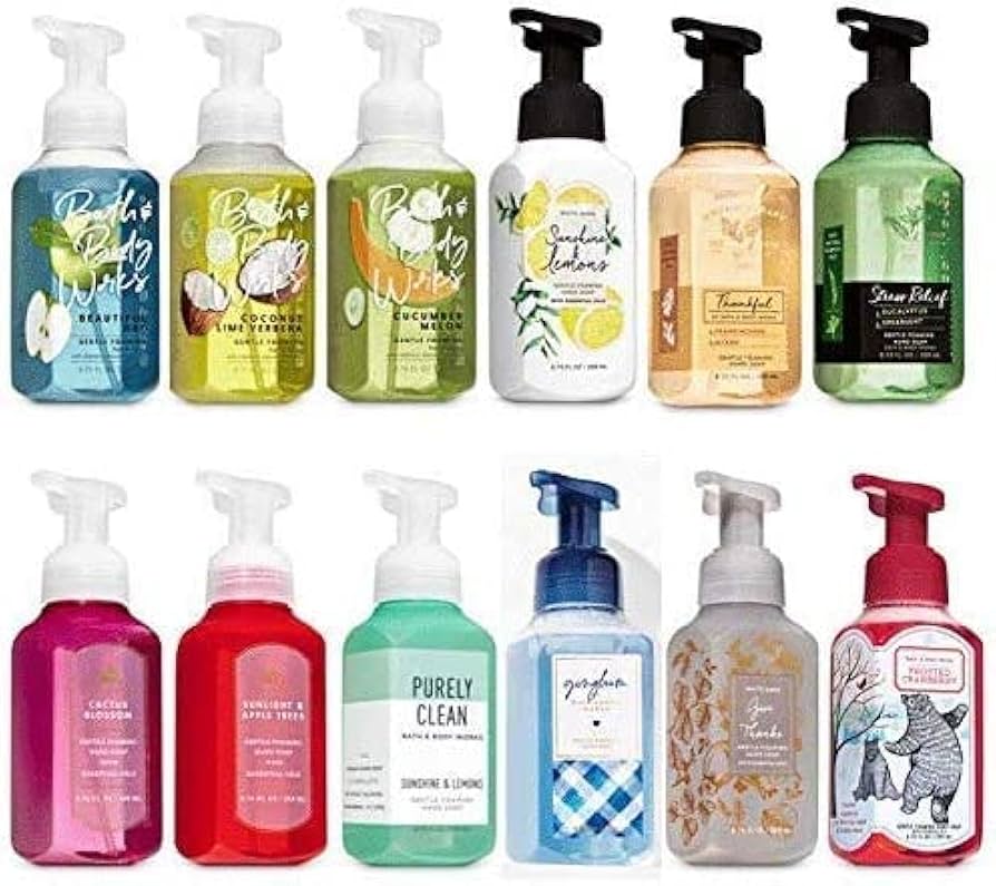 Amazon.co.jp: バスアンドボディワークス 泡のタイプのハンドソープ 6