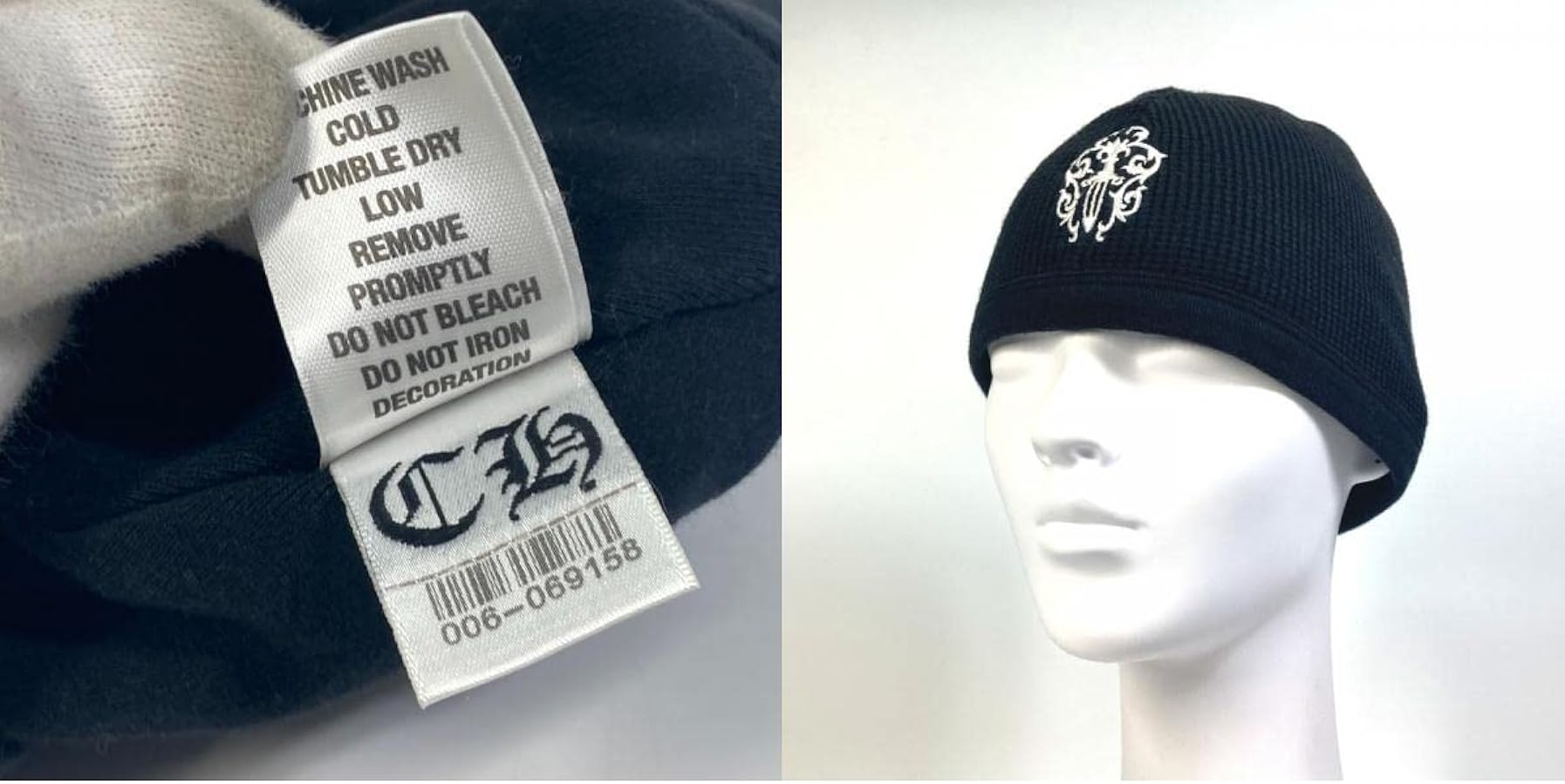 Amazon.co.jp: [クロムハーツ] ダガー ビーニー ニットキャップ 帽子