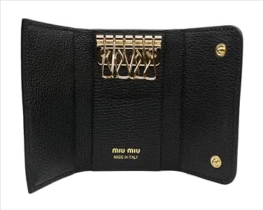 Amazon | MIUMIU マドラスレザー キーケース MIUMIU 5PG222_2D7A_F0002
