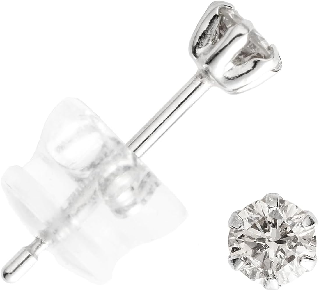 Amazon.co.jp: [Sophias & D.] プラチナ 天然 ダイヤモンド ピアス 0.2