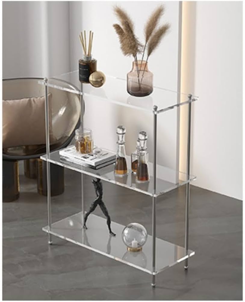Amazon｜3段 ラック アクリル ラック クリア 透明 オープン シェルフ