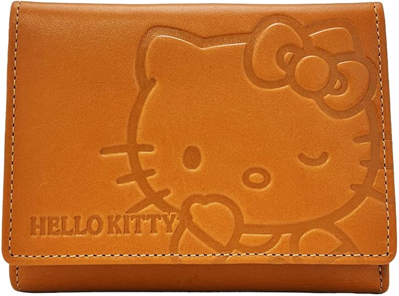 Amazon | [Yubi] ハローキティ 二つ折り財布 [本革 財布