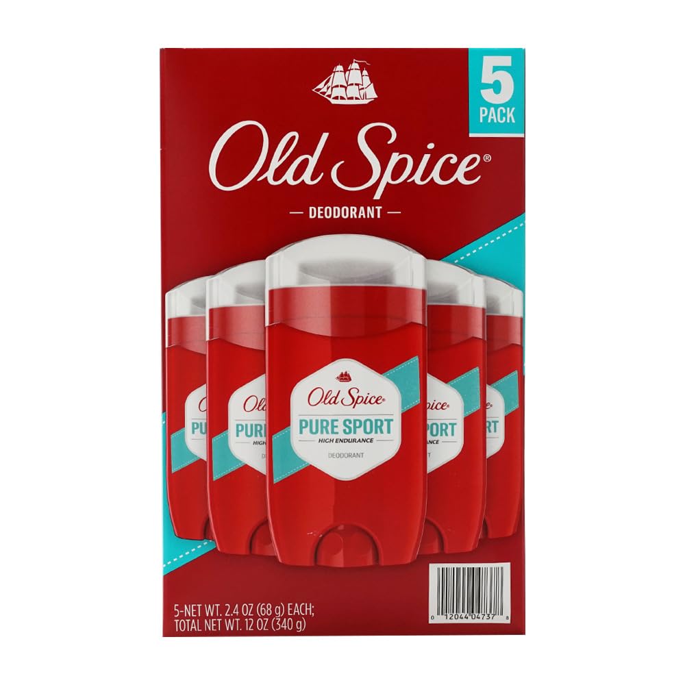Amazon.com : Old Spice Pure Sport Deodorant, 2.4 Ounce (Pack of 5