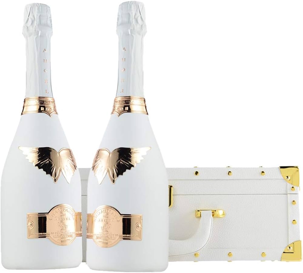 Amazon.co.jp: エンジェル シャンパン ブリュット ロゼ ホワイト 2本