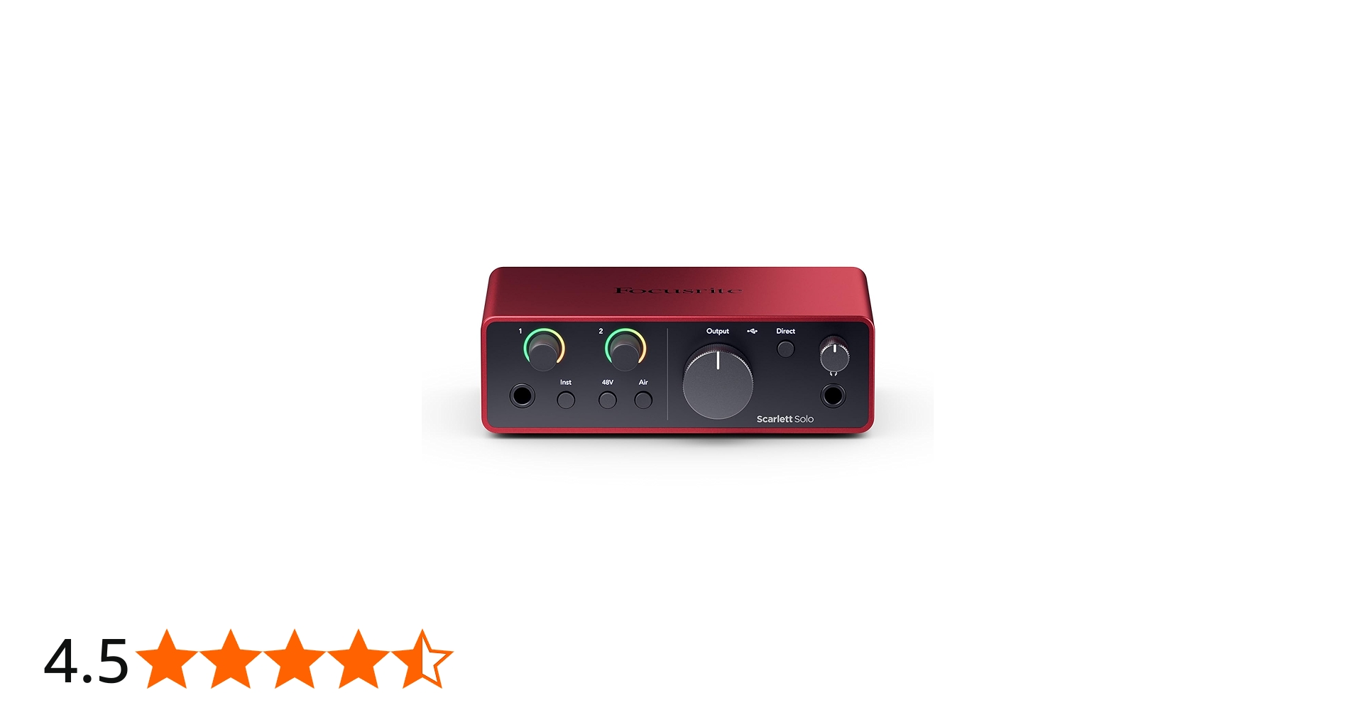 Amazon.co.jp: Focusrite Scarlett Solo 第4世代 USBオーディオ