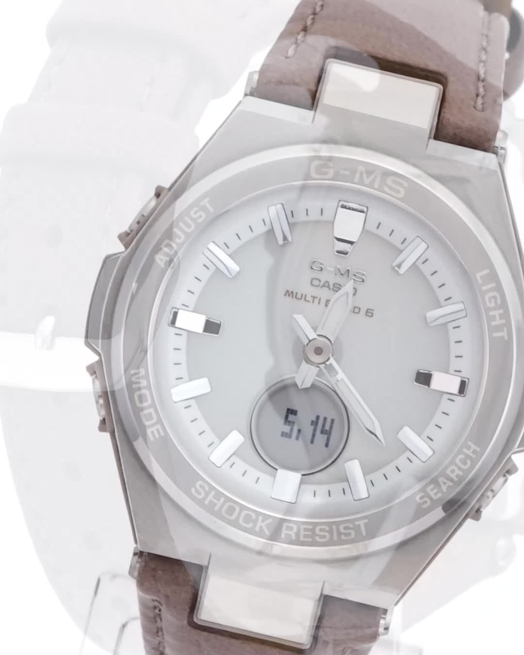 Amazon.co.jp: [カシオ] 腕時計 ベビージー 【国内正規品】G-MS 電波