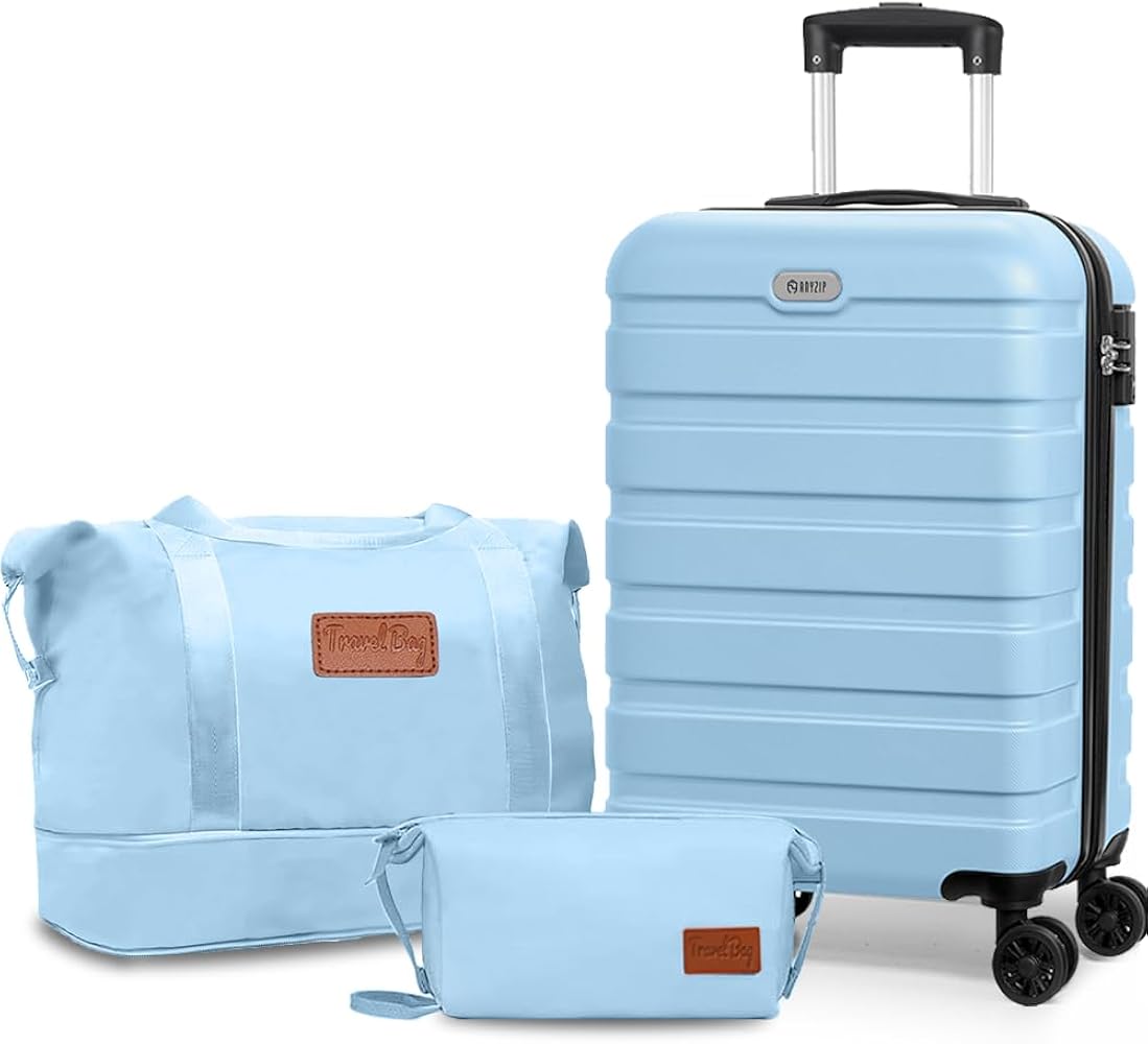 Amazon.com | AnyZip Luggage Set 20 Inch Carry on Luggage PC ABS