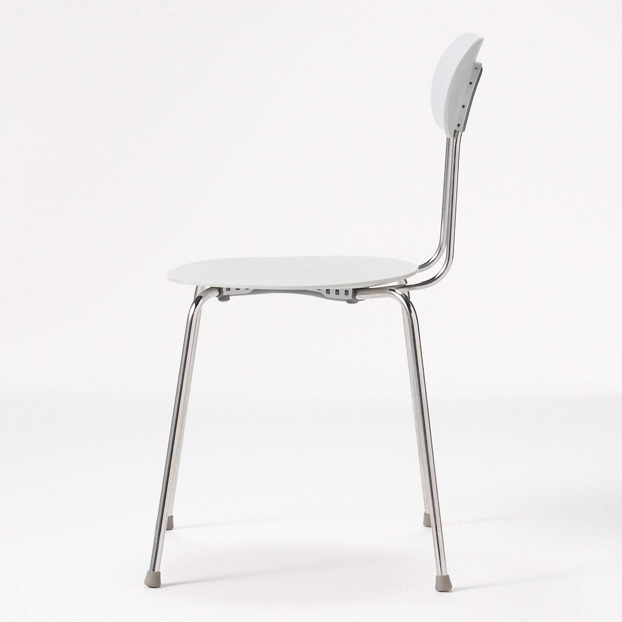 Amazon.co.jp: 無印良品 スチールチェア・樹脂座(ライトグレー) 48×50