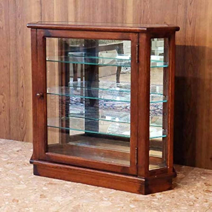 Amazon.co.jp: 六角形 ガラスケース 幅68.5cm コレクションケース 英国