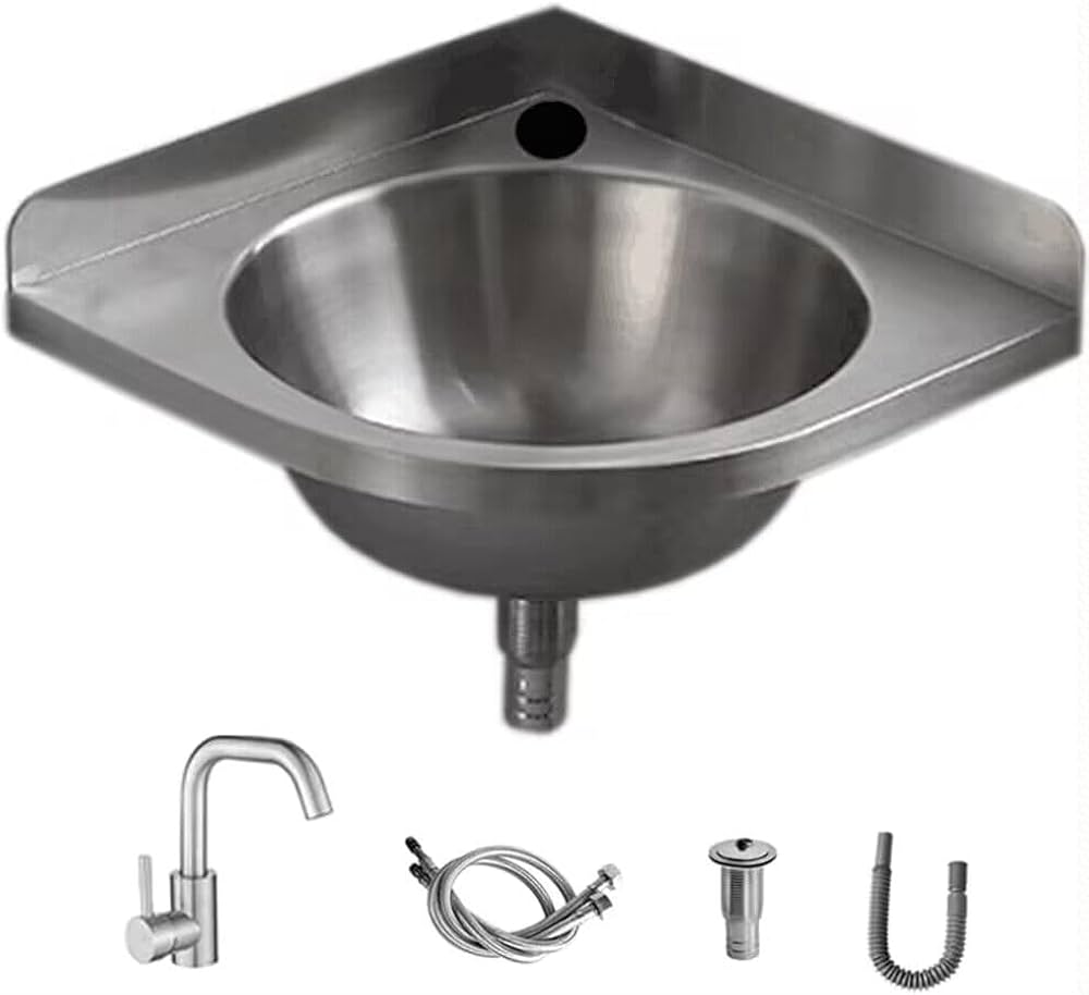 Amazon.co.jp: 洗面ボウル ステンレス鋼 304 豪華 洗面器 手洗い鉢