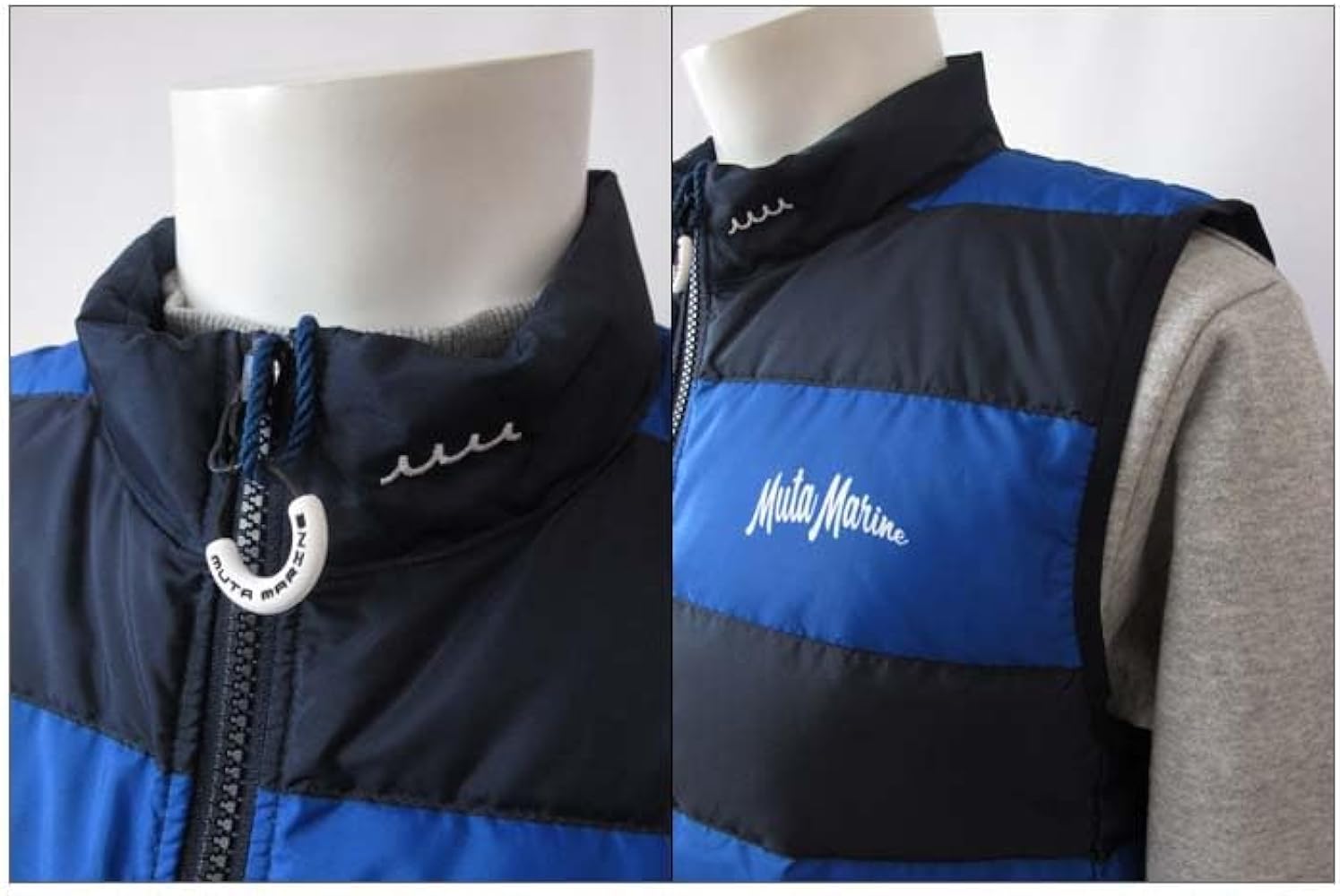 Amazon | （ムータ）Muta muta MARINE ボーダー ダウンベスト ダブル