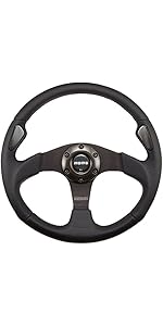 Amazon | モモ(Momo) ステアリング MOD.08 35パイ BK M-59
