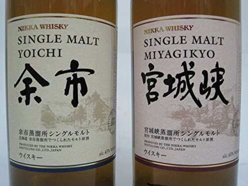 Amazon.co.jp: ニッカ シングルモルト 余市・宮城峡 飲み比べ 700ml×2