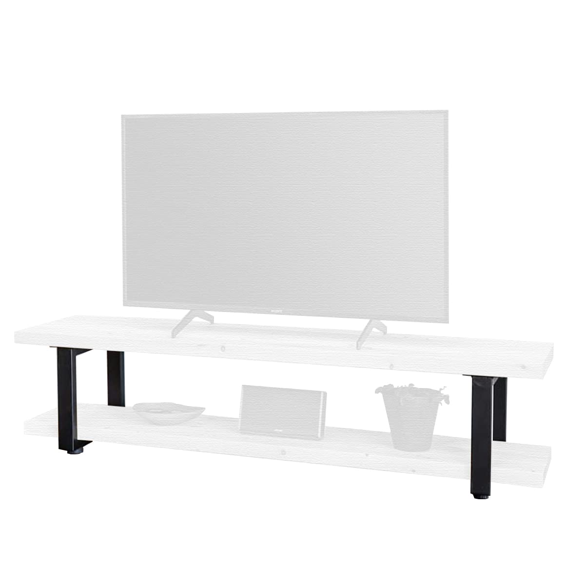 Amazon.co.jp: ottostyle.jp アイアンレッグ テレビボード用 2本セット