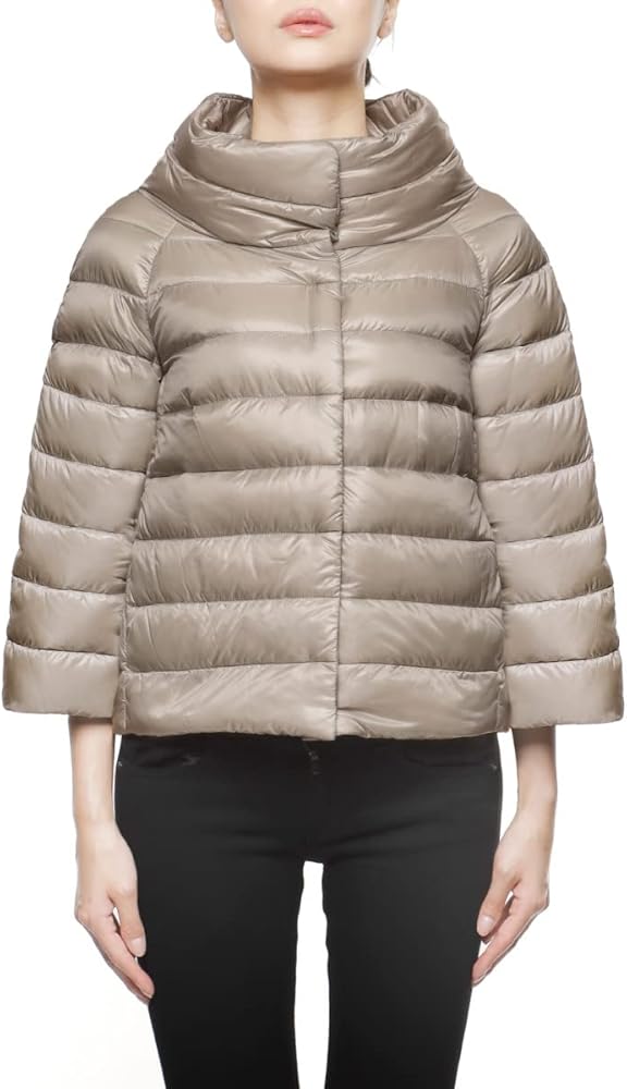 Amazon | [ヘルノ] ダウンジャケット SOFIA ベージュ 38 PI0046DIC