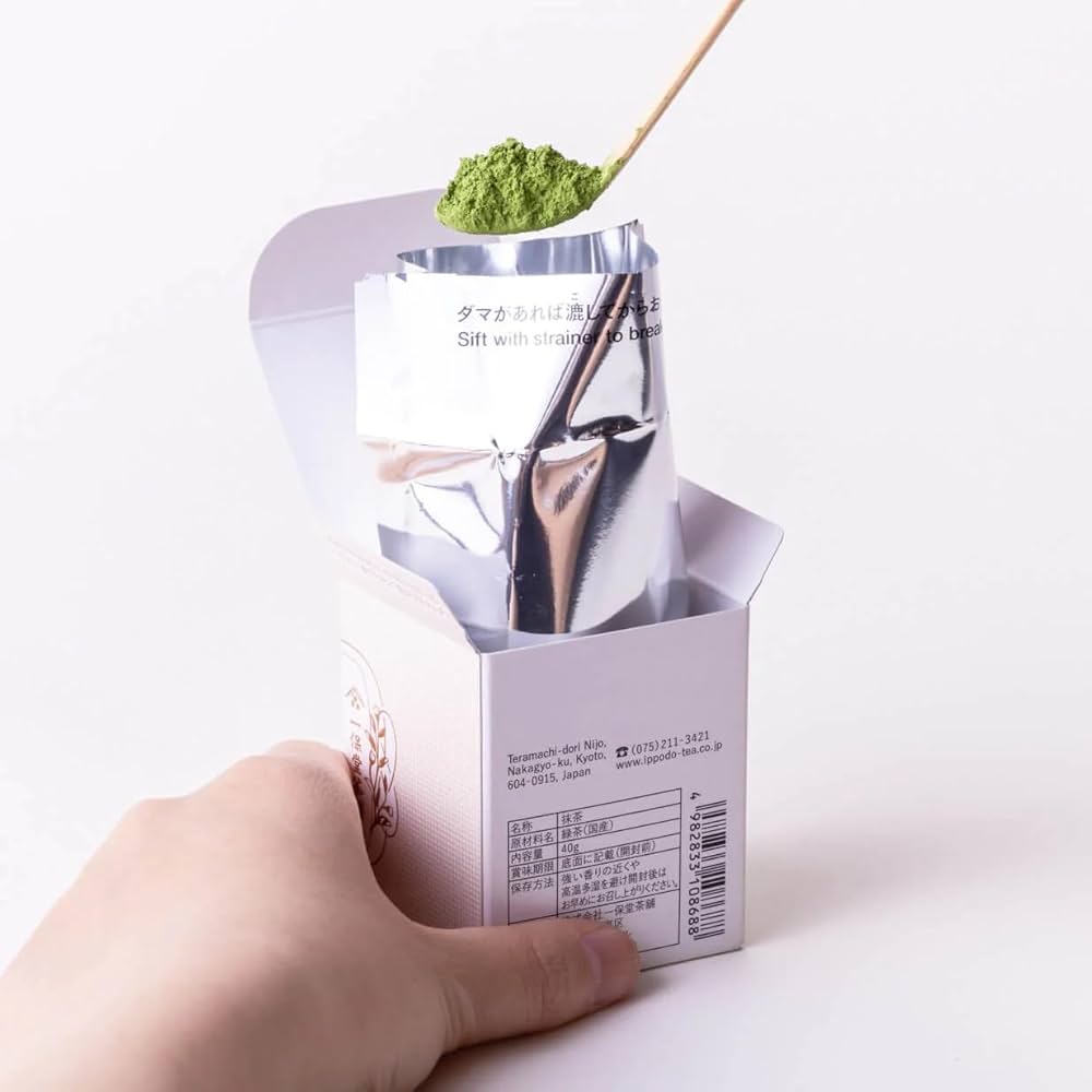 Amazon | 一保堂茶舗 抹茶 初昔（はつむかし）40g箱 | 一保堂茶舗