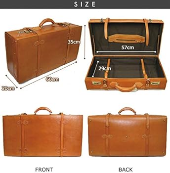 Amazon | [LEAVES（リーブス） 革小物] ハンドメイド牛革トランク 24