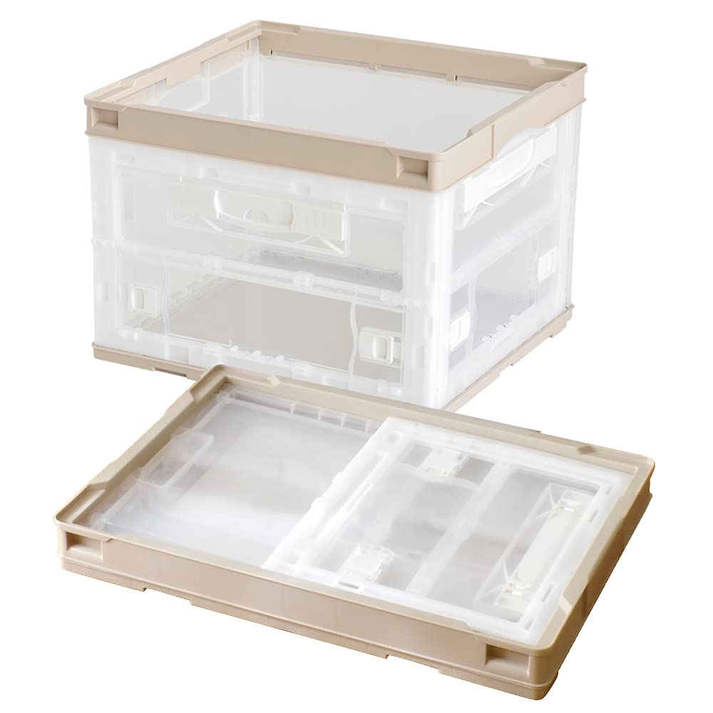 Amazon｜収納ボックス オリコン 折りたたみコンテナ 50L 両扉