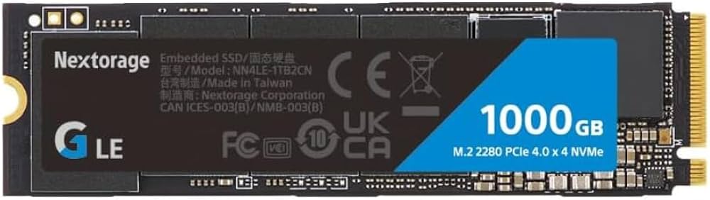 Amazon | Nextorage 1TB SSD 内蔵 M.2 2280 PCIe Gen 4.0 x 4 NVMe 1.4