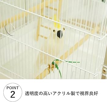 Amazon | とりまる Lサイズ 鳥かご アクリルケース 防寒カバー ケージ