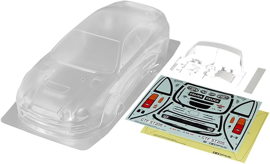 Amazon.com: Tamiya 1/10 Scale RC Toyota Celica GT-Four ST205 Body