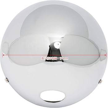 Amazon | BigOne バイク ヘッドライト H4 ガラス製レンズ Vintage