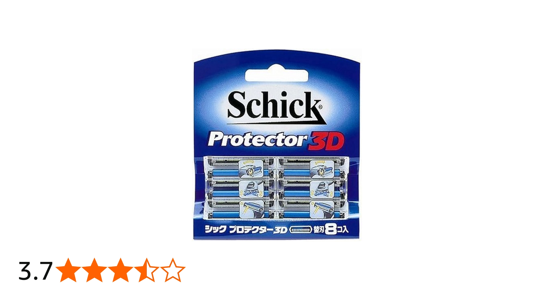 Amazon.co.jp: シック Schick プロテクター3D 替刃(8コ入り