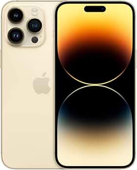 Amazon.com: Apple iPhone 14 Pro Max, 256GB, Gold - Unlocked (Renewed)