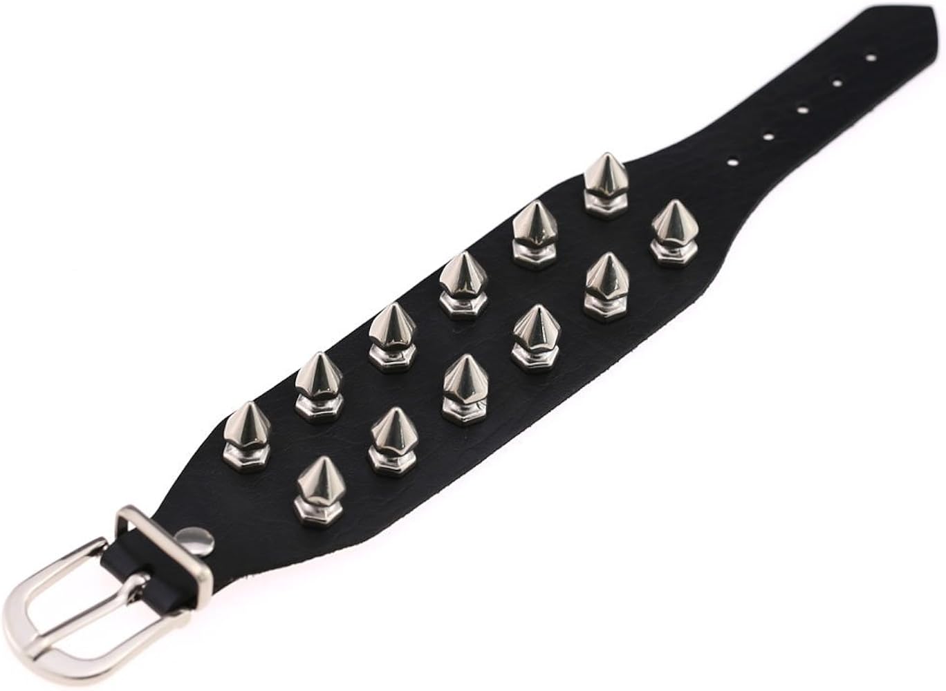 Amazon.com: Tanyoyo Unisex Spike Studded Rock Punk Biker Wide