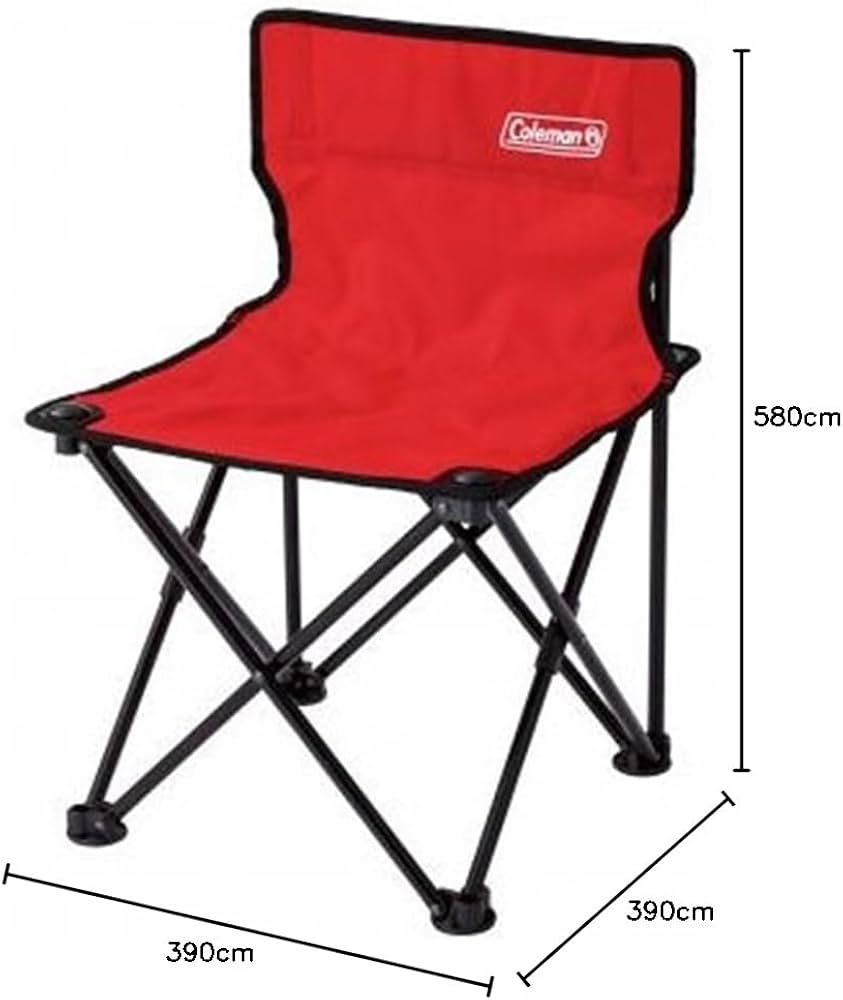 Amazon.co.jp: Coleman（コールマン） コンパクトクッションチェア (赤