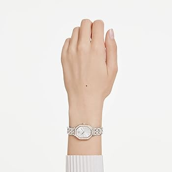 Amazon.com: Swarovski Dextera Octagon Watch, Swiss Made, Metal