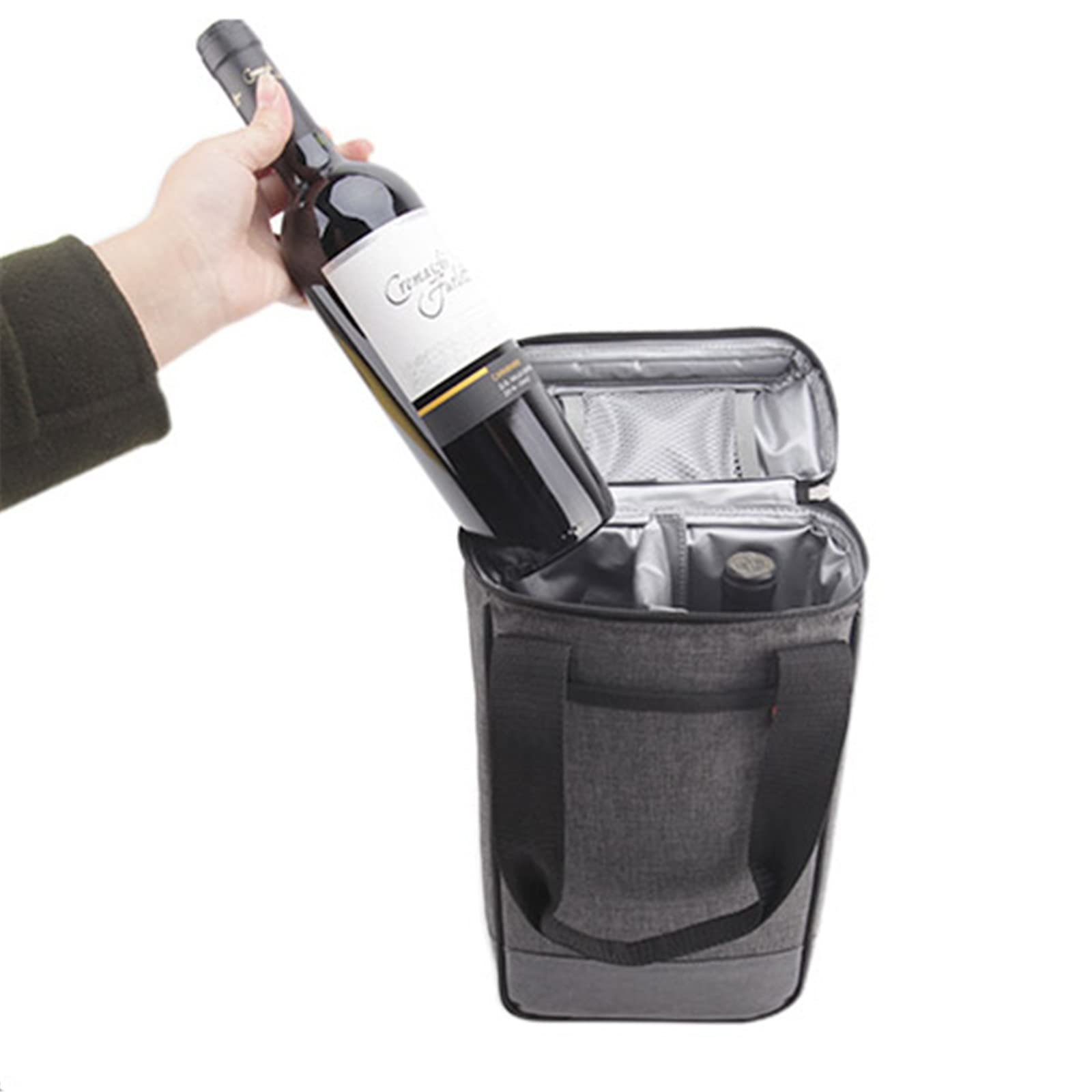 Amazon｜断熱ワインクーラーバッグ 断熱プレミアム ワイン キャリア