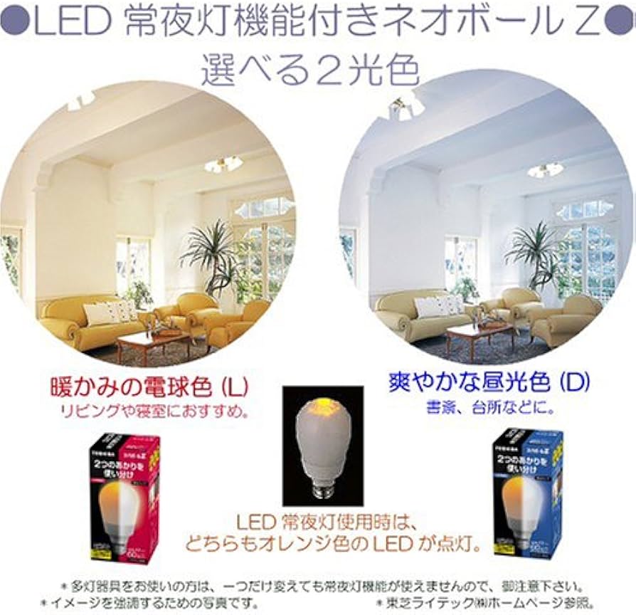 Amazon | 東芝 電球形蛍光ランプ 「ネオボールZ」 電球60ワットタイプA